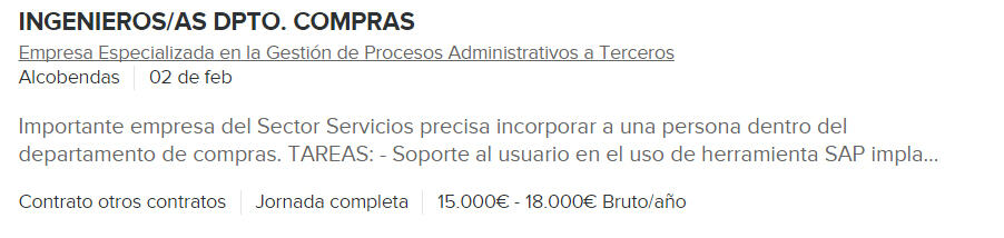 trabajo SAP madrid trabajo SAP madrid
